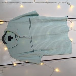 Even Tide XL Cotton Polo - Caribbean Turquoise, Made in Peru 🏝️👕